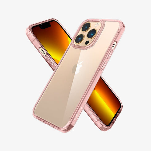 ACS03204 - iPhone 13 Pro Max Case Ultra Hybrid in crystal clear showing the back